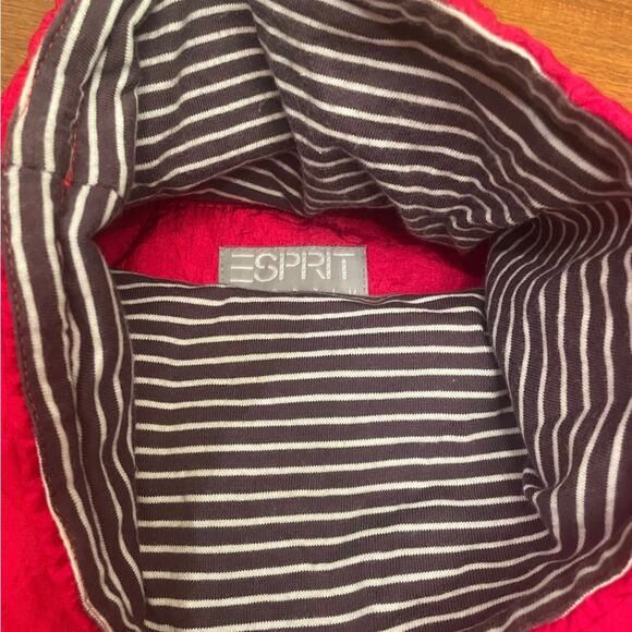 Vintage 90s Esprit red pullover nylon windbreaker size medium - Picture 15 of 16